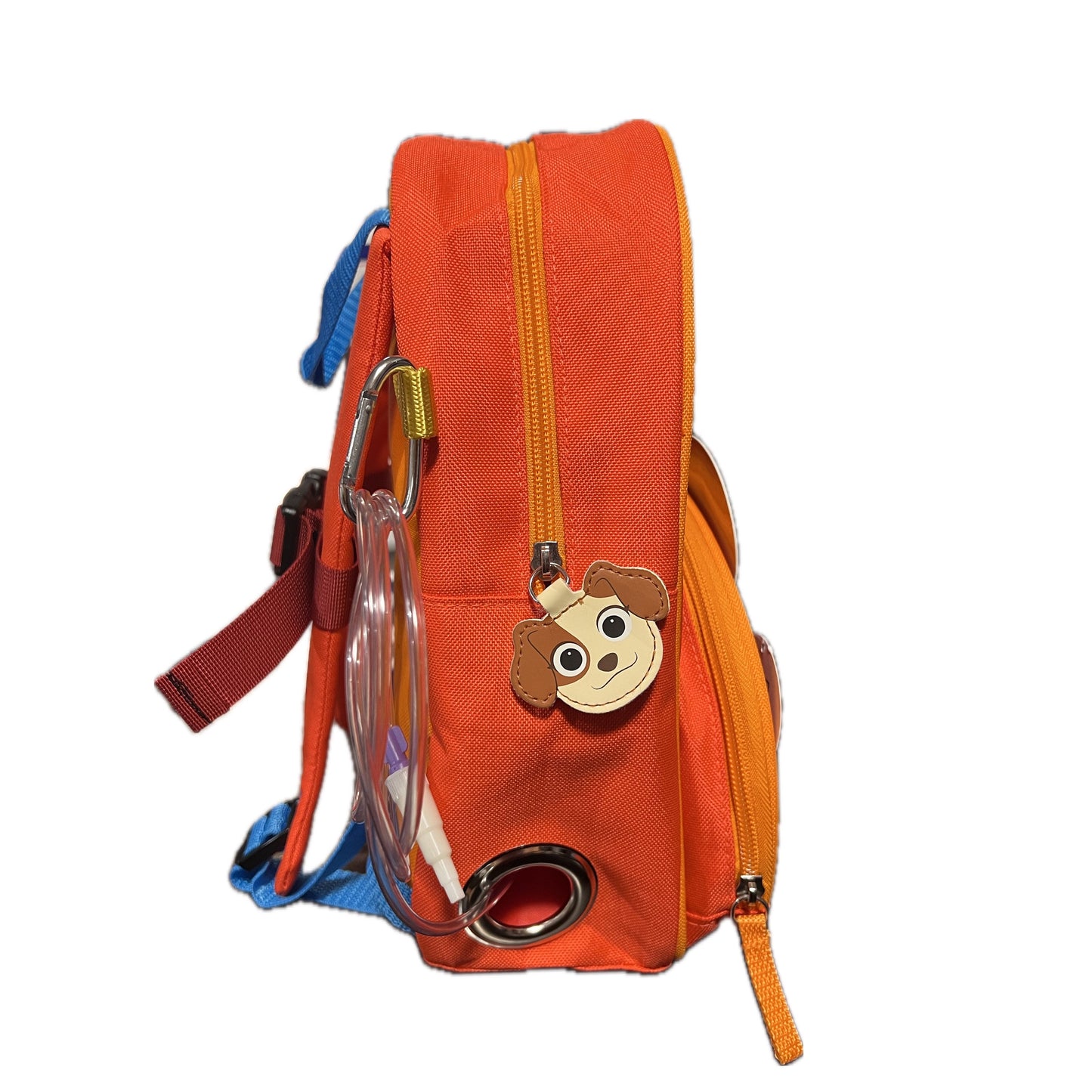Small Feeding Tube Backpack | Red Monster | For EnteraLite Infinity Feeding Pump | 12”