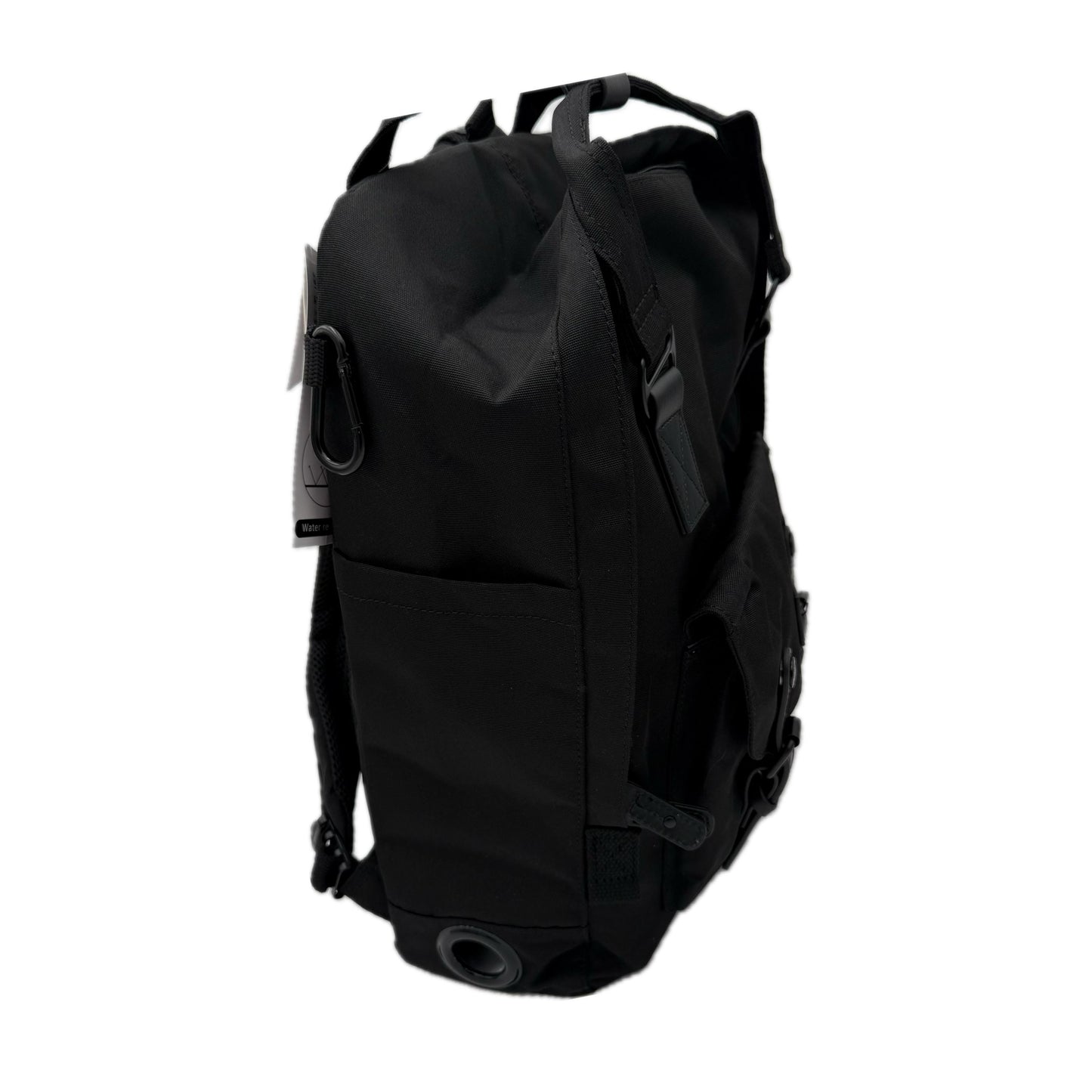 Large Feeding Tube Backpack | Jet Black | Adapted for Kangaroo Joey/ Omni and Enteralite Infinity | 17”