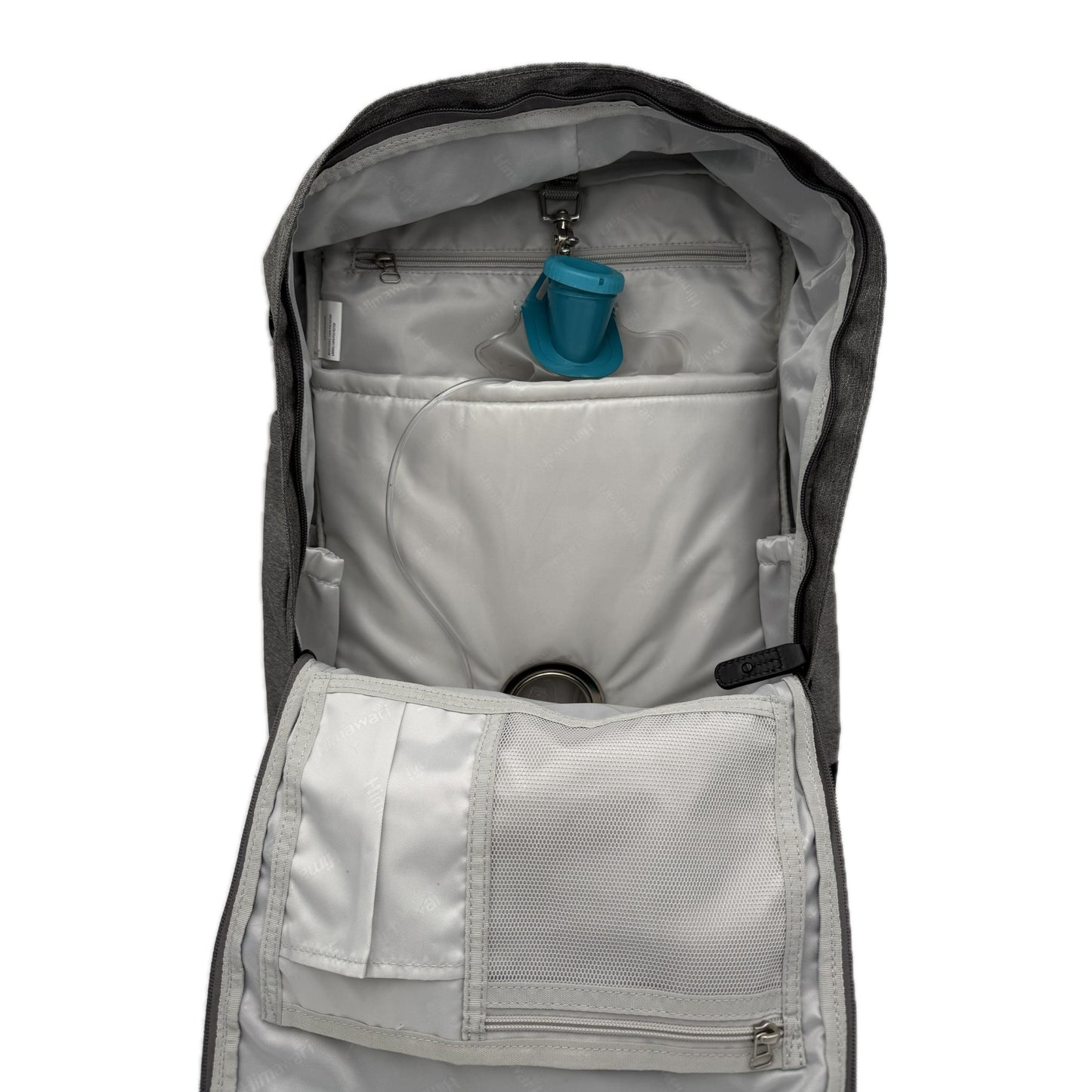 Large Feeding Tube Backpack | Jet Black | Adapted for Kangaroo Joey/ Omni and Enteralite Infinity | 17”