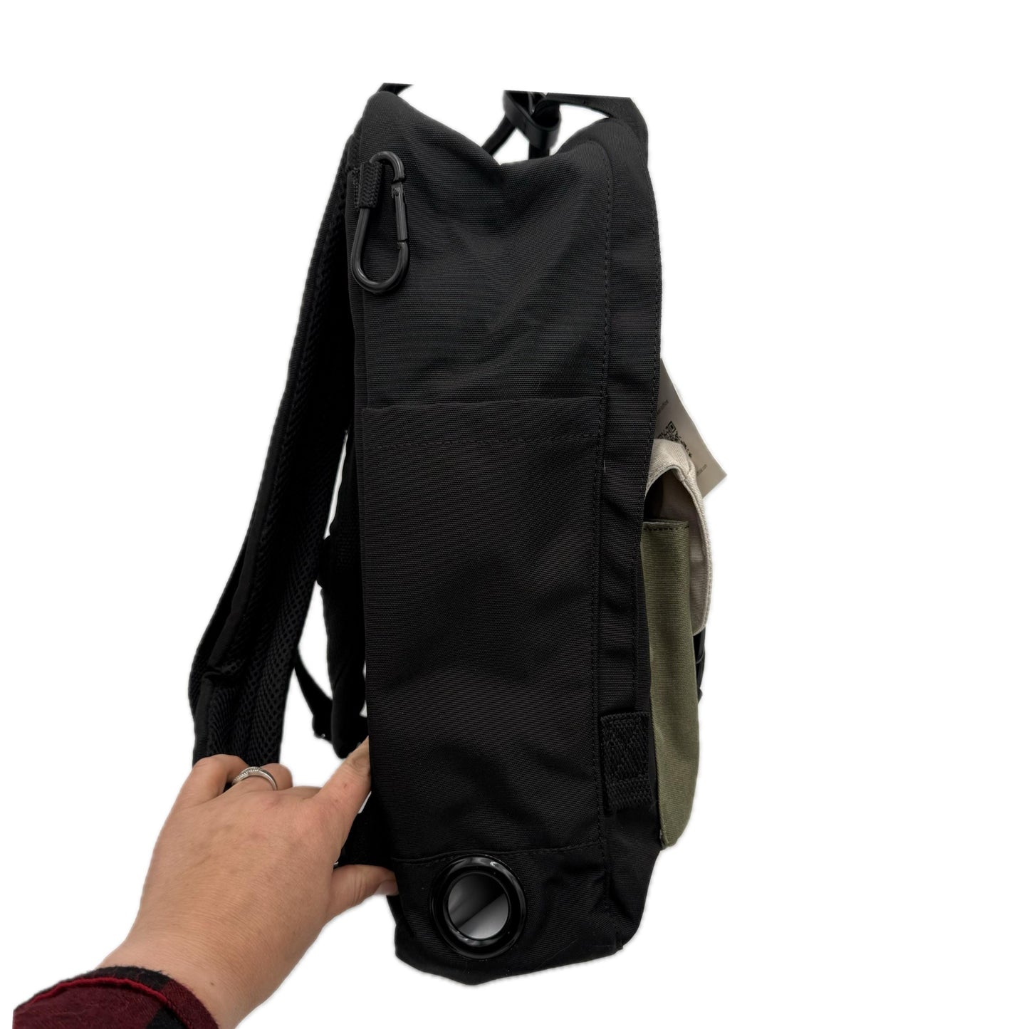 Large Feeding Tube Backpack |Green, Beige, Black | Adapted for Kangaroo Joey/ Omni and Enteralite Infinity | 17”
