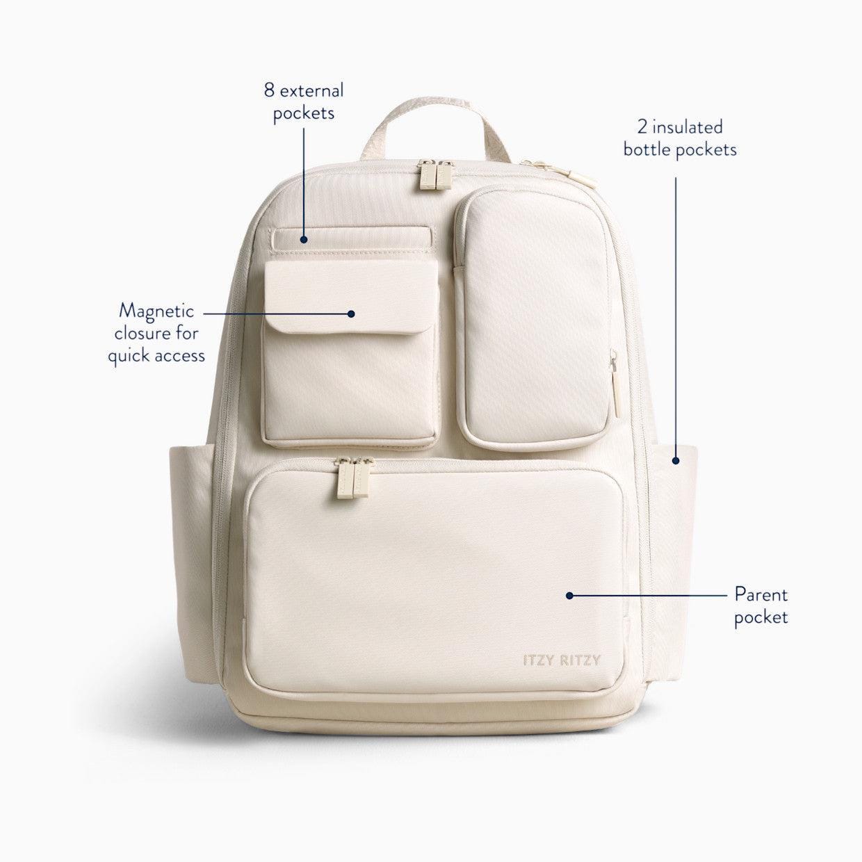 Extra Large Tube Feeding Backpack | Enteralite Infinity | Kangaroo Omni | Cream | 17”