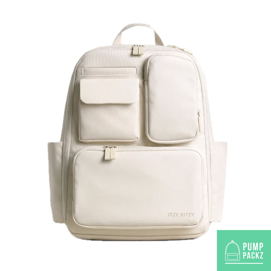 Extra Large Tube Feeding Backpack | Enteralite Infinity | Kangaroo Omni | Cream | 17”