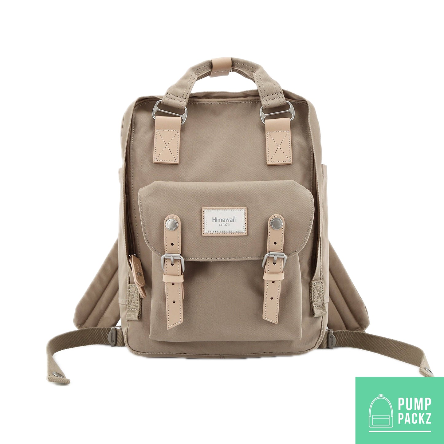 adaptable mini backpack Gray Nylon | Water-Resistant, Silver Hardware with a sleek Medium Feeding Tube Backpack |