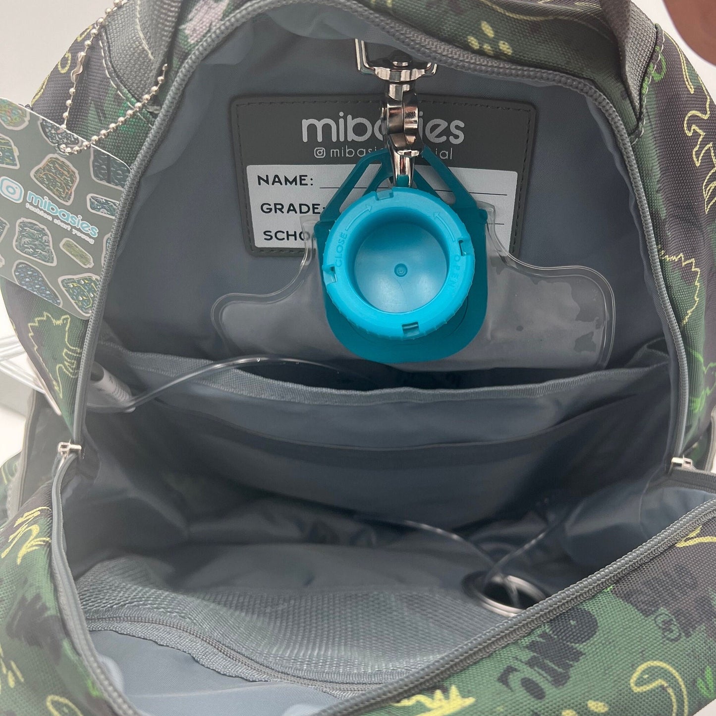 Medium/Large 15” | Gtube Modified Feeding Tube Backpack | Space | For EnteraLite Infinity Feeding Pump