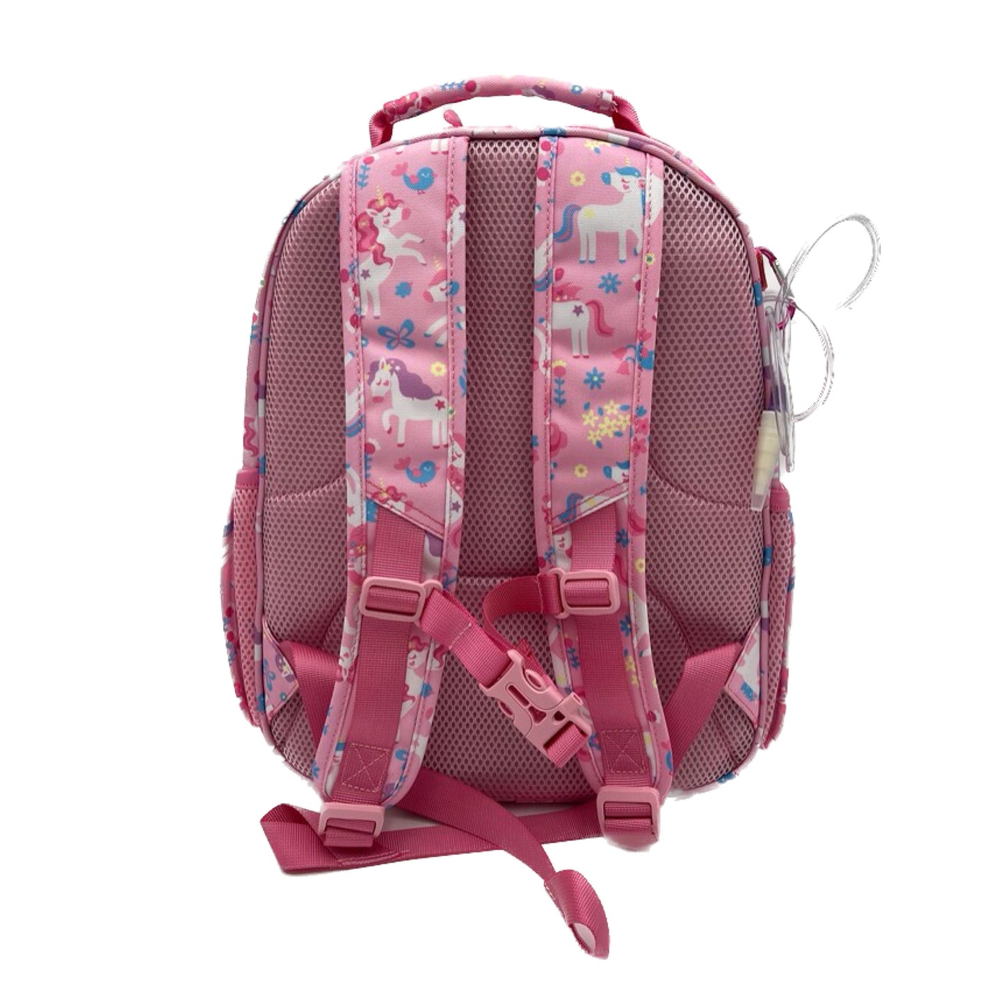 Medium/Large 15” | Gtube Modified Feeding Tube Backpack | Pink Unicorn | For EnteraLite Infinity Feeding Pump