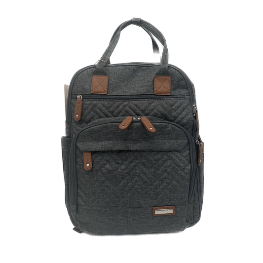 GTube Modified Tube Feeding Backpack | Dark Grey, Quilted | Large, 16.5” | Adapted for use with Enteralite Infinity and Kangaroo Joey
