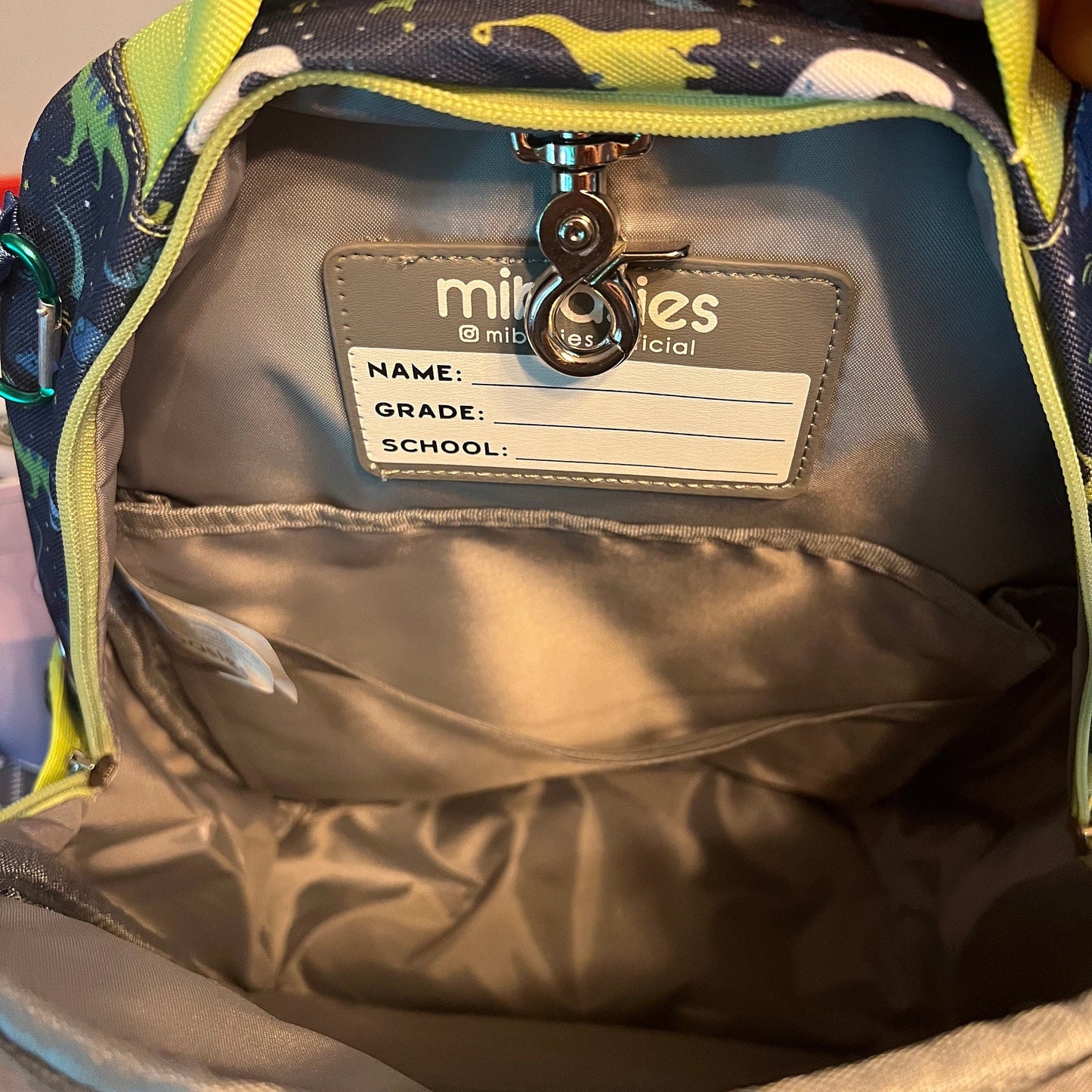 Medium/Large 15” | Gtube Modified Feeding Tube Backpack | Navy Blue Shark | For EnteraLite Infinity Feeding Pump