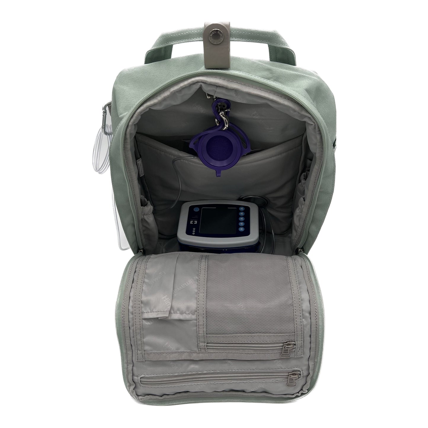 Medium Feeding Tube Backpack | Light Mint |Adapted for Kangaroo Joey and Enteralite Infinity