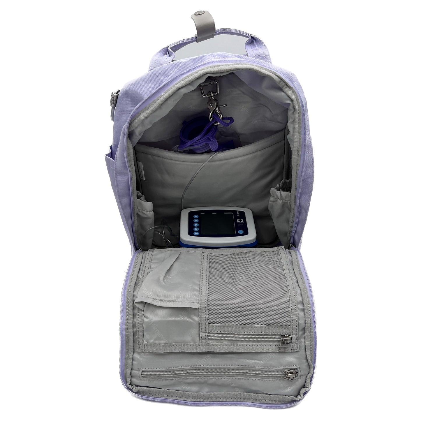 Medium Feeding Tube Backpack | Dark Navy Blue | Adapted for Kangaroo Joey and Enteralite Infinity | 15”