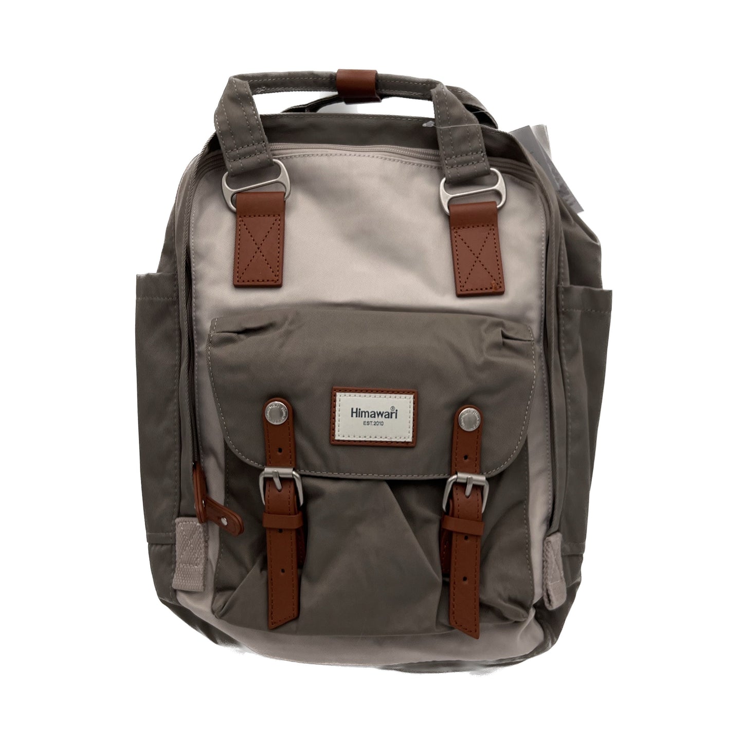 Medium Feeding Tube Backpack | Dark and Light Grey | Adapted for Kangaroo Joey and Enteralite Infinity | 15”