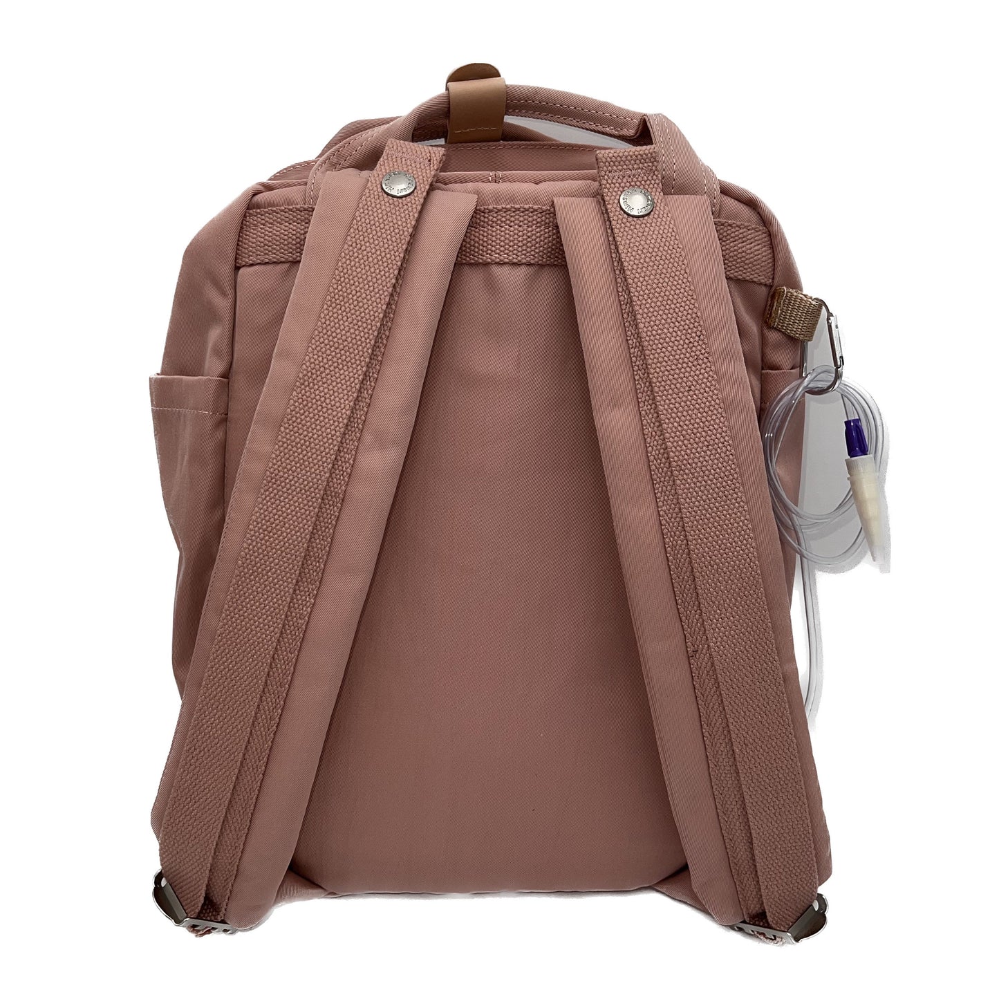 Medium Feeding Tube Backpack | Dusty Mauve | Adapted for Kangaroo Joey and Enteralite Infinity | 14”