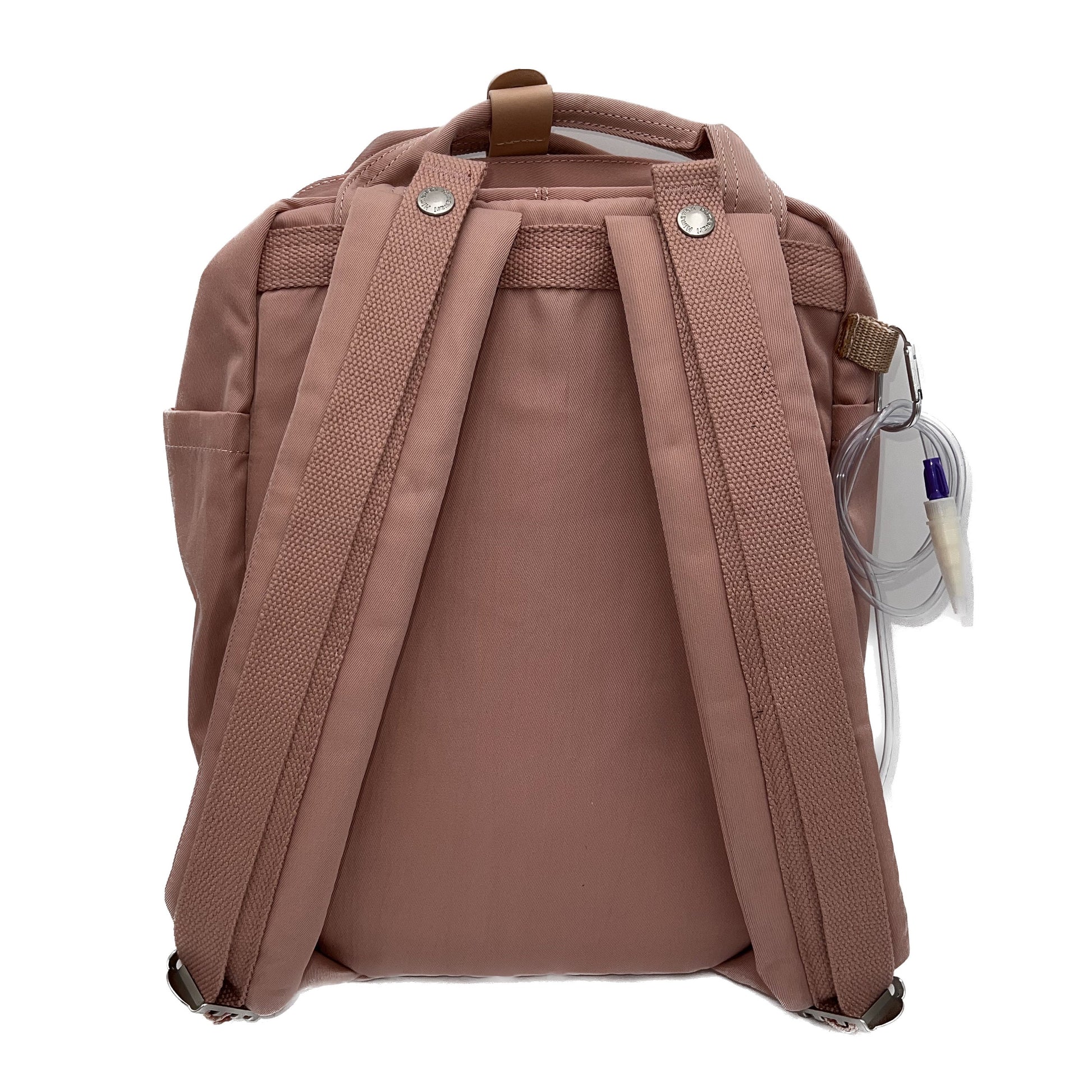 Medium Feeding Tube Backpack | Dusty Pink | Adapted for Kangaroo Joey and Enteralite Infinity | 14”