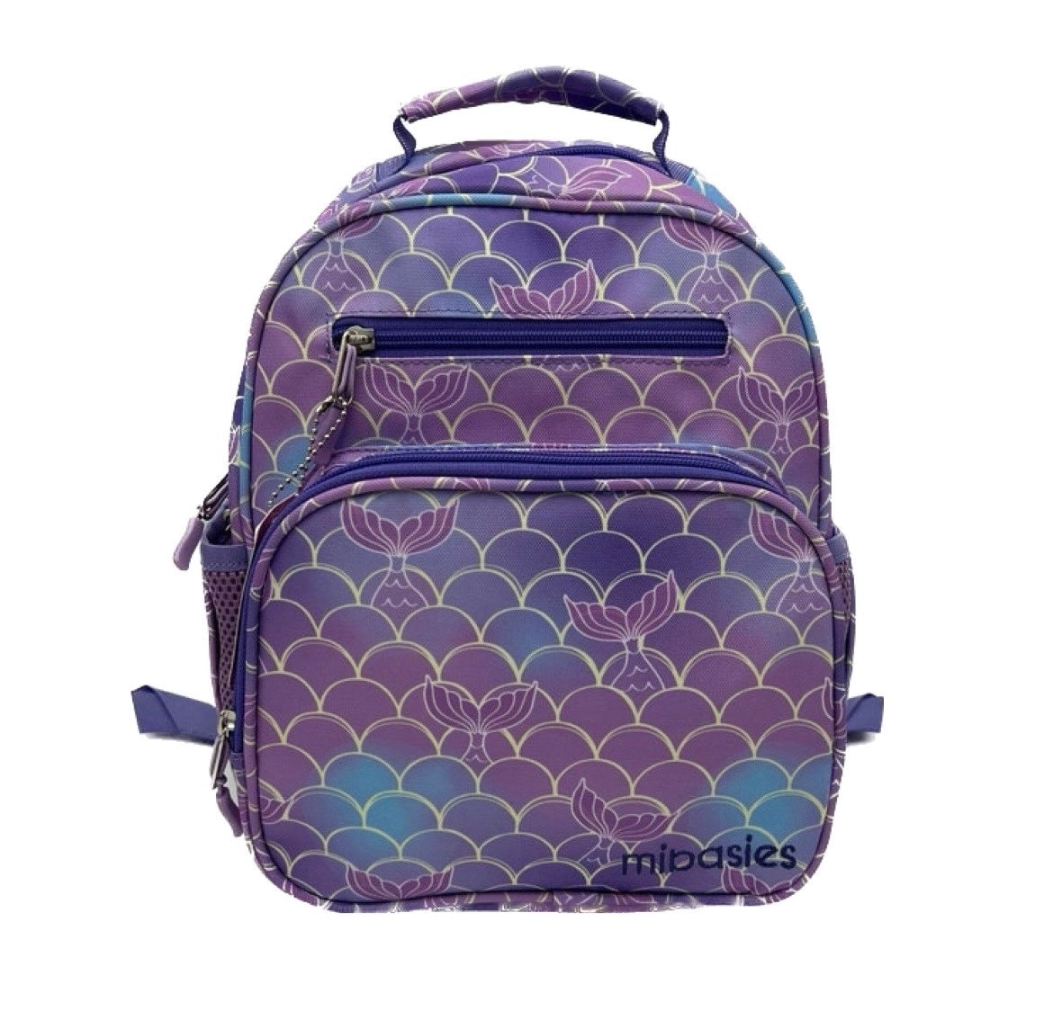 Small Feeding Tube Backpack | Purple Mermaid | For EnteraLite Infinity Feeding Pump | 12”