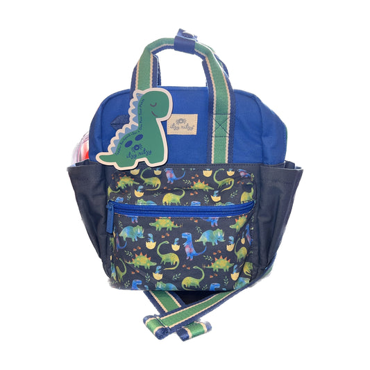 Toddler Sized Tube Feeding Backpack | 500ML | for EnteraLite Infinity Pump | XS, 10” | Raining Dinos