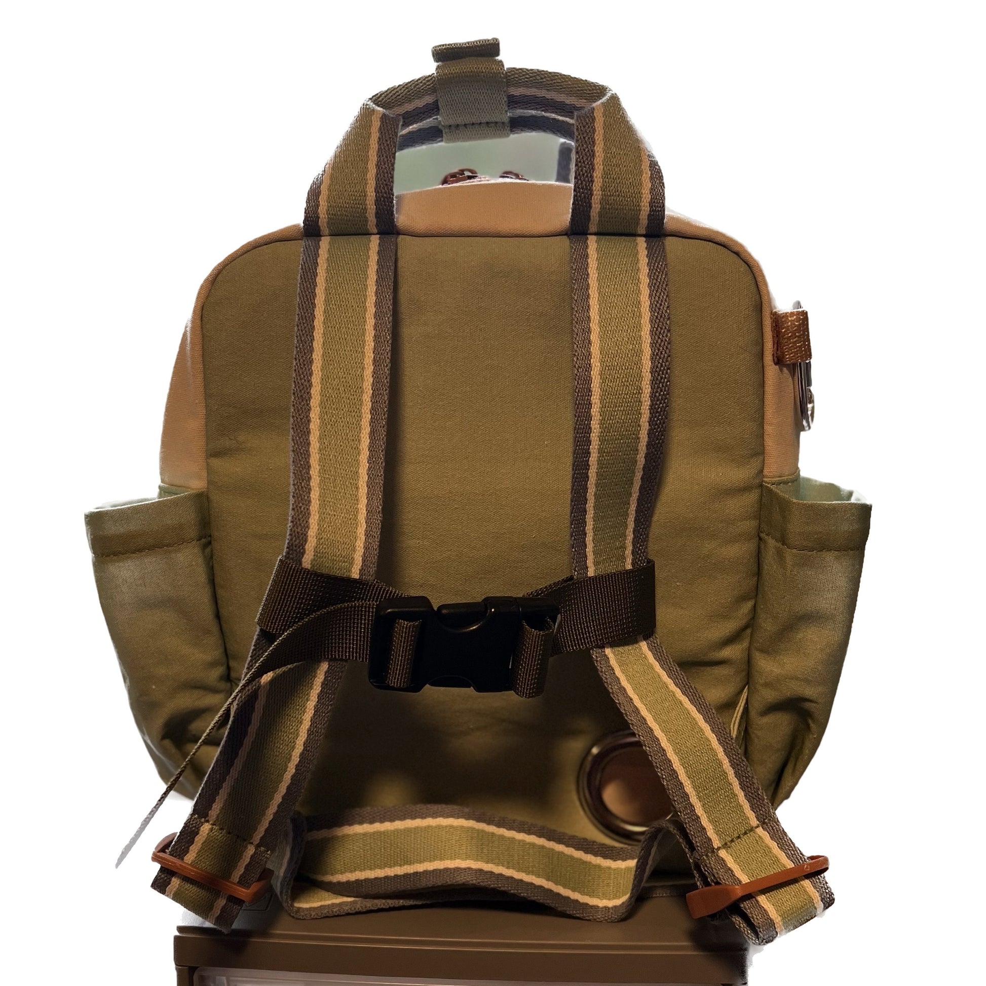 Toddler Sized Tube Feeding Backpack | 500ML | for EnteraLite Infinity Pump | XS | Sage Green Gingham