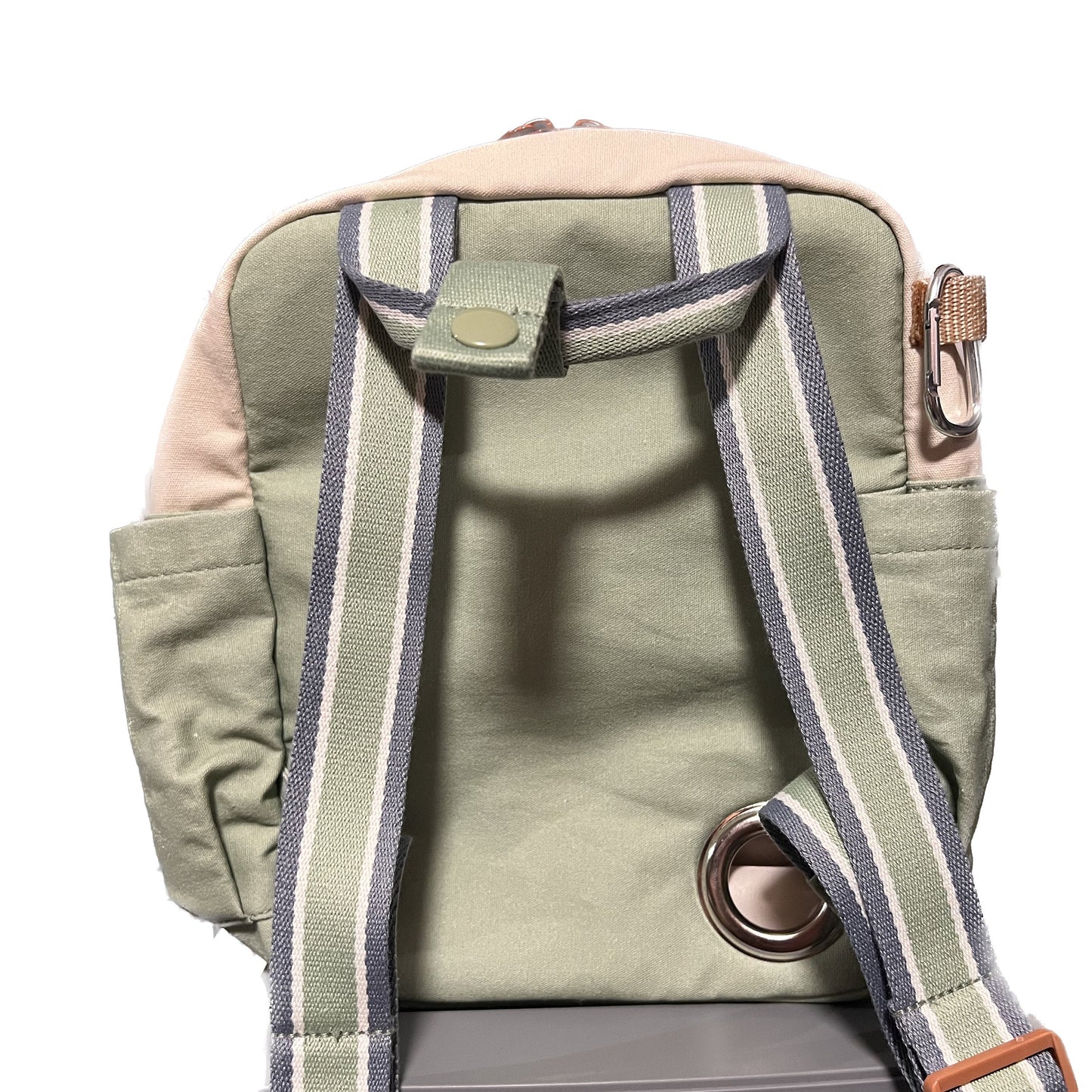 Toddler Sized Tube Feeding Backpack | 500ML | for EnteraLite Infinity Pump | XS | Sage Green Gingham