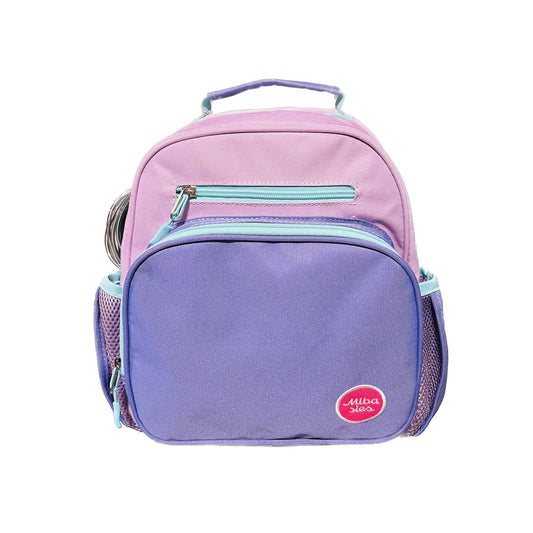 Small Feeding Tube Backpack | Lavender and Purple | For EnteraLite Infinity Feeding Pump | 12”