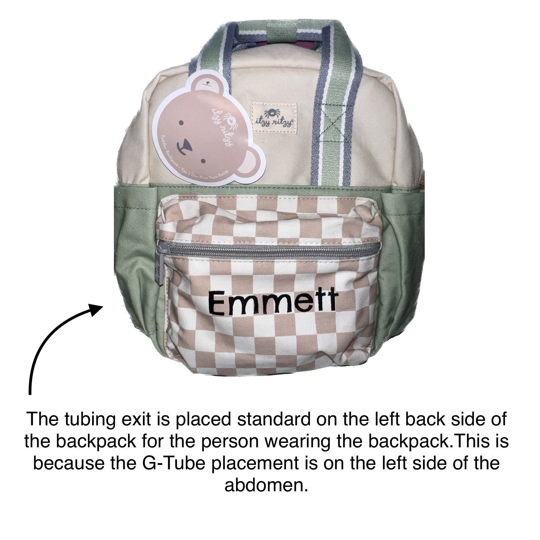 enteralite mini backpack Toddler Sized Tube Feeding Backpack | 500ML
