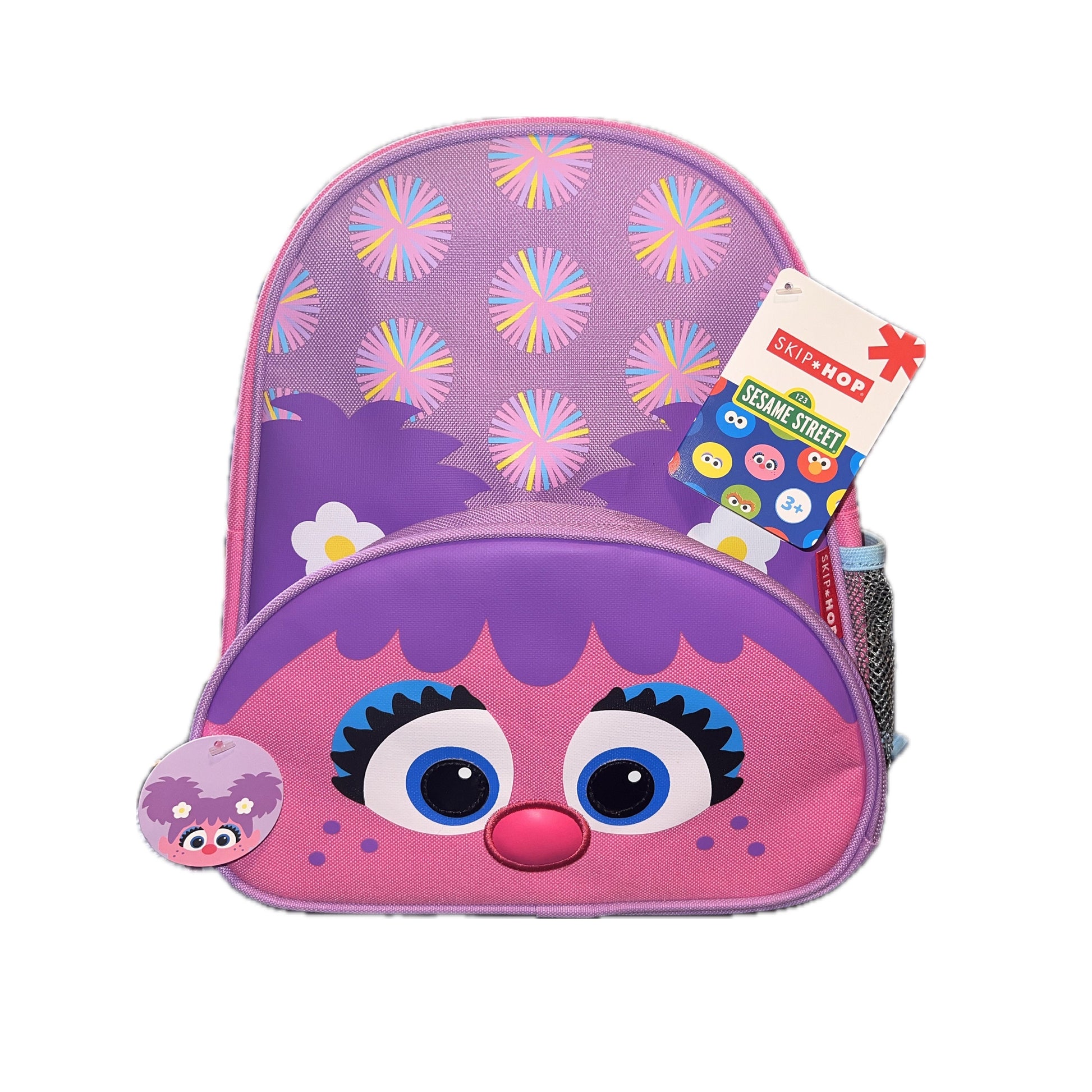 Small Feeding Tube Backpack | Pink Monster | For EnteraLite Infinity Feeding Pump | 12”