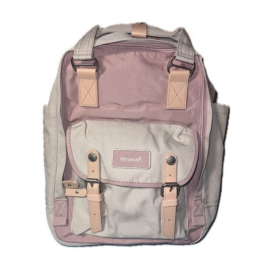 Medium Feeding Tube Backpack | Dusty Purple and Grey | Adapted for Kangaroo Joey and Enteralite Infinity | 15”