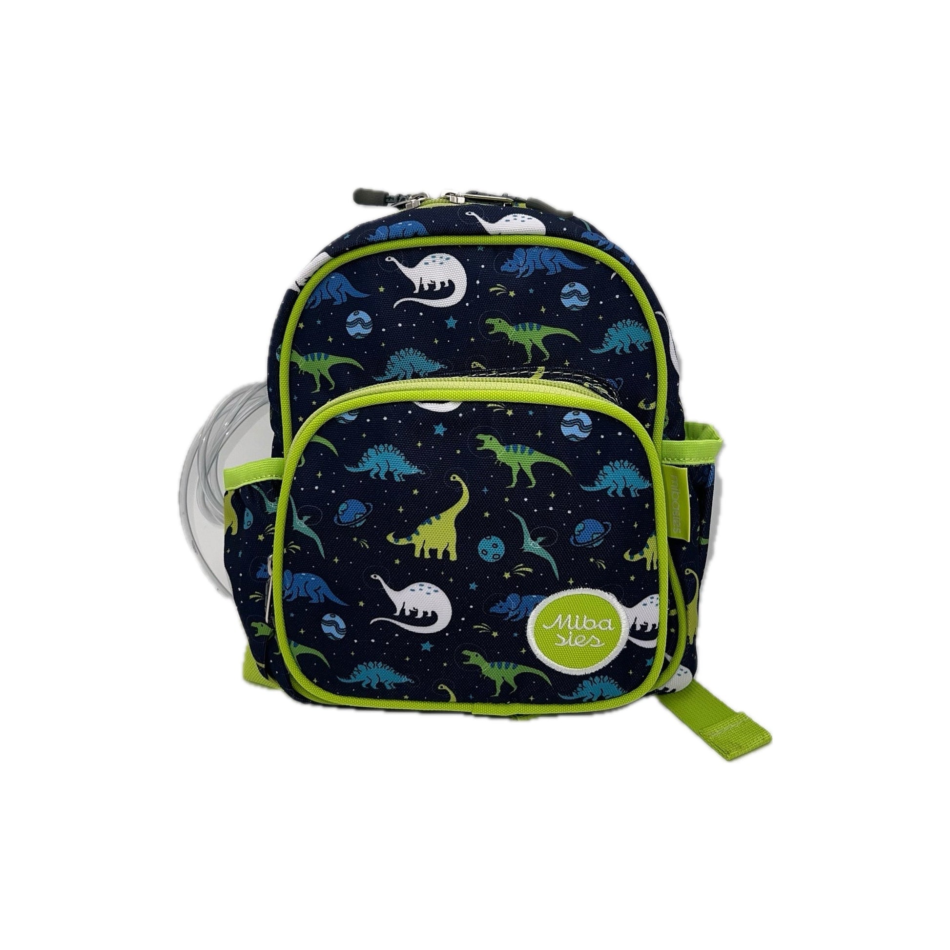 Infant/Toddler Tube Feeding Backpack with Leash | 500ML | for EnteraLite Infinity Pump | XS 9.5” | Space Dinosaur