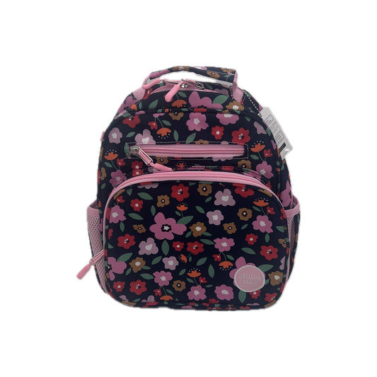 Small Feeding Tube Backpack | Bright Floral | For EnteraLite Infinity Feeding Pump, Kangaroo Joey / Omni | 12”