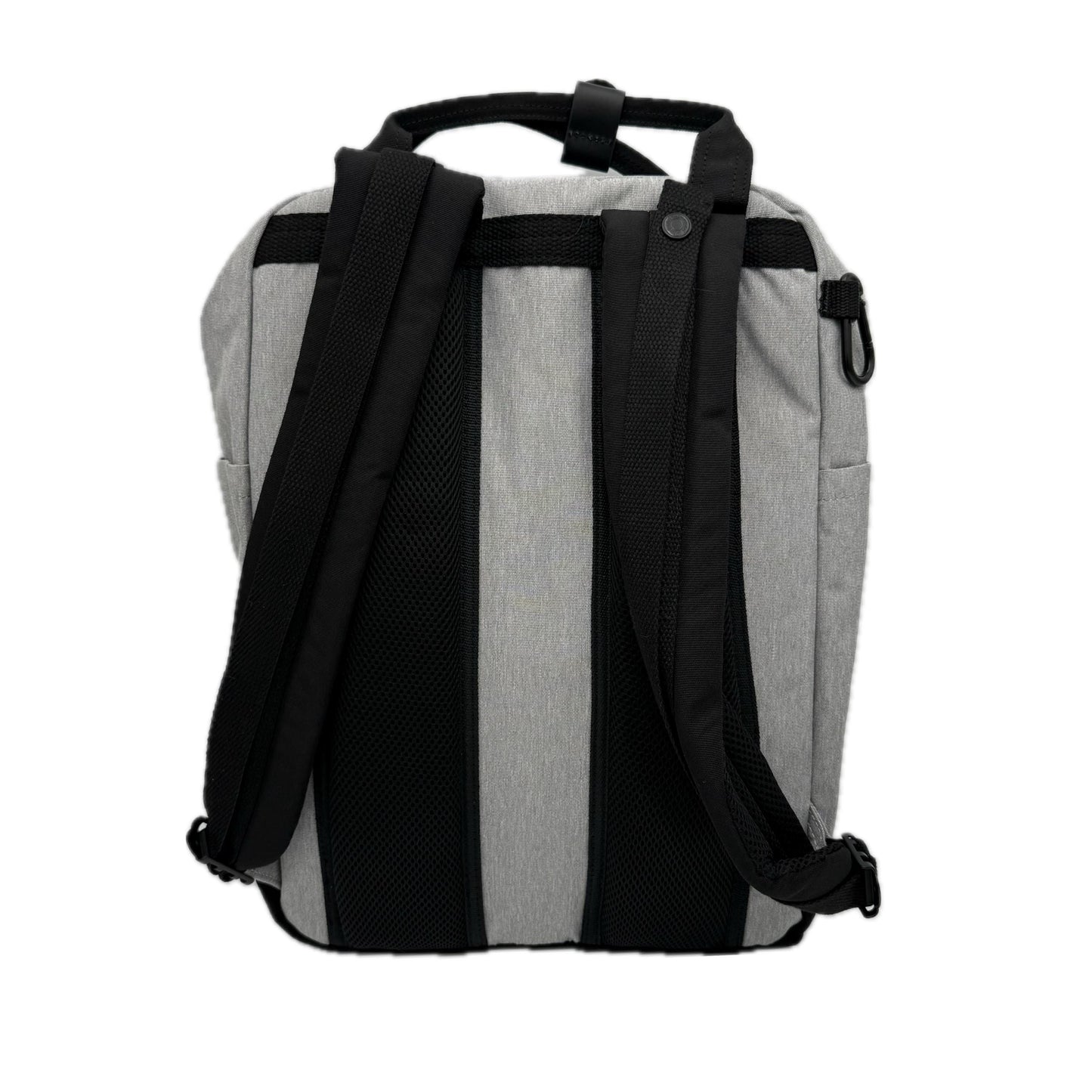 Large Feeding Tube Backpack | Light Grey, Black | Adapted for Kangaroo Joey/ Omni and Enteralite Infinity | 17”