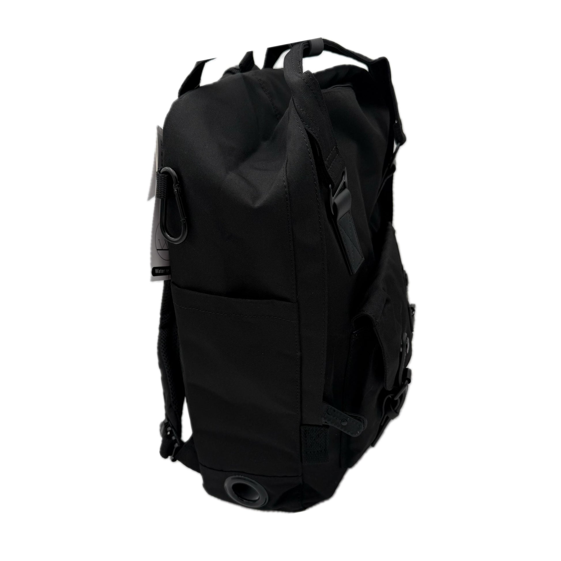 Large Feeding Tube Backpack | Jet Black | Adapted for Kangaroo Joey/ Omni and Enteralite Infinity | 17”