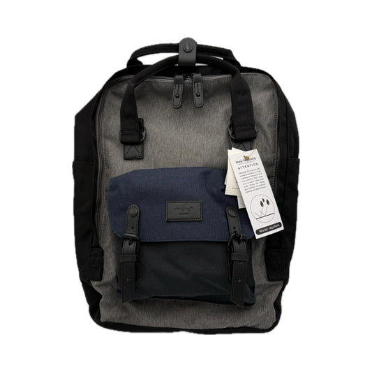 Large Feeding Tube Backpack | Navy Blue, Grey, Black | Adapted for Kangaroo Joey/ Omni and Enteralite Infinity | 17”