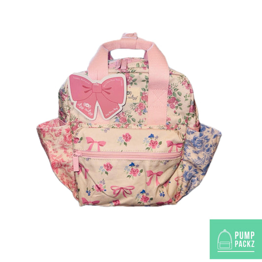 Toddler Sized Tube Feeding Backpack | 500ML | for EnteraLite Infinity Pump | XS | Ribbons and Roses