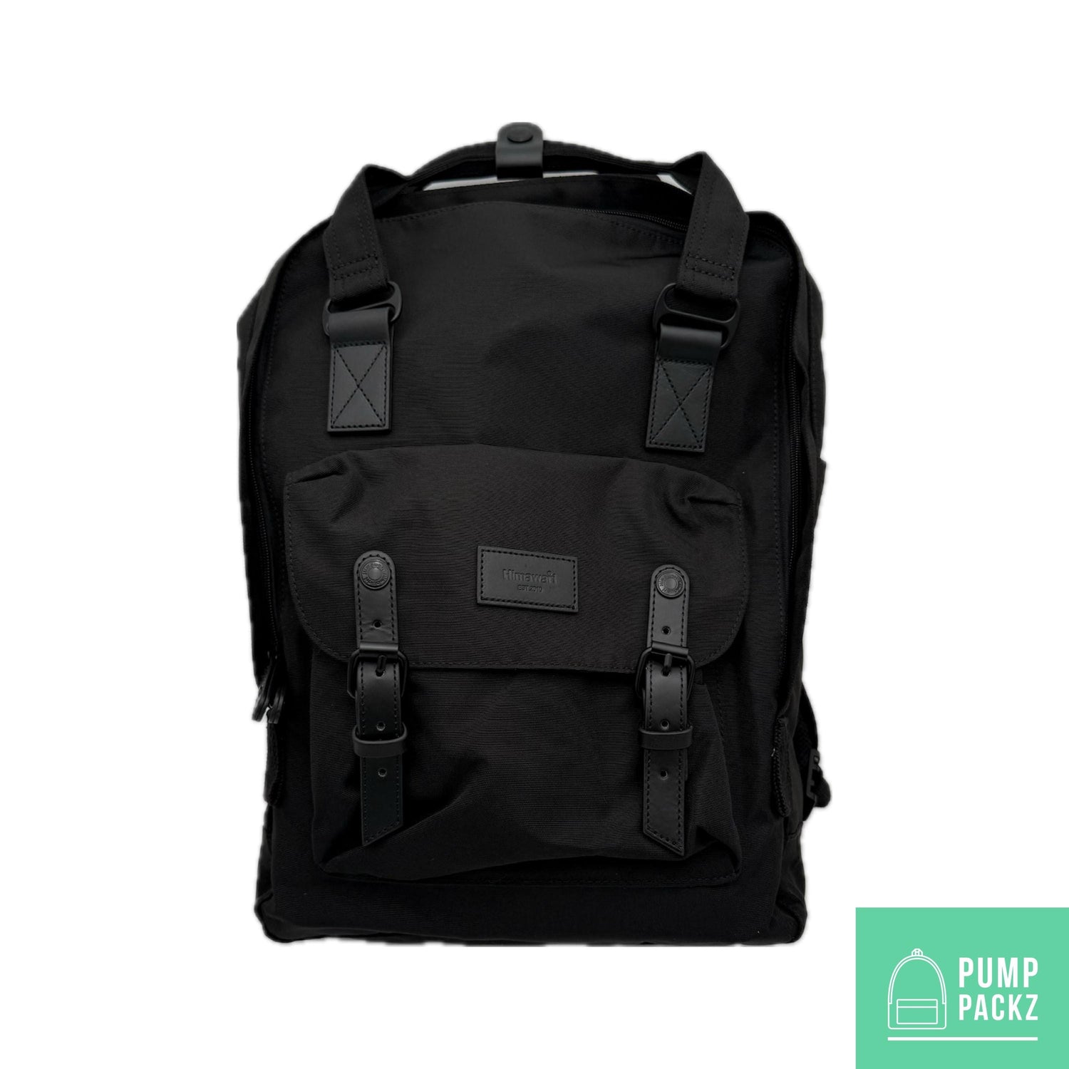 Large Feeding Tube Backpack | Jet Black | Adapted for Kangaroo Joey/ Omni and Enteralite Infinity | 17”