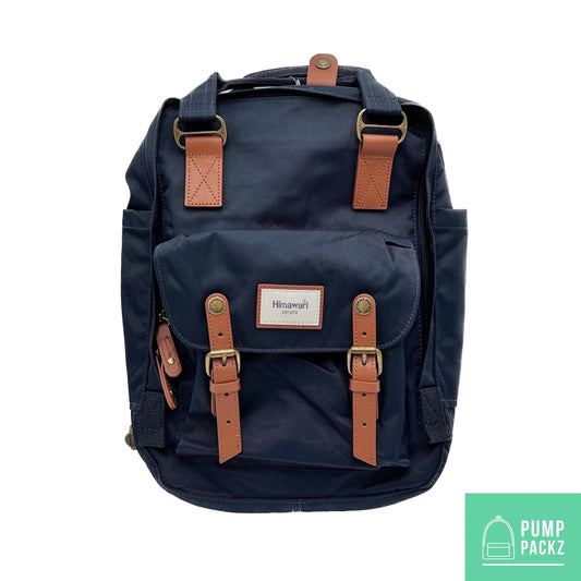Medium Feeding Tube Backpack | Dark Navy Blue | Adapted for Kangaroo Joey and Enteralite Infinity | 15”