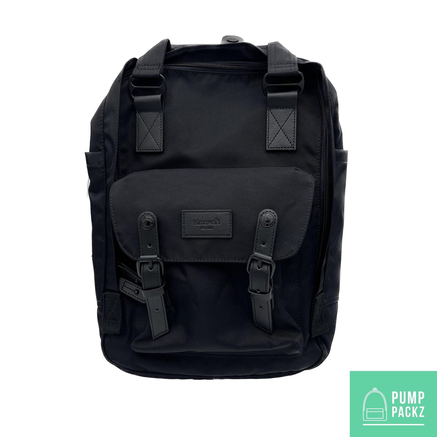 Medium Feeding Tube Backpack | Jet Black | Adapted for Kangaroo Joey and Enteralite Infinity | 14”