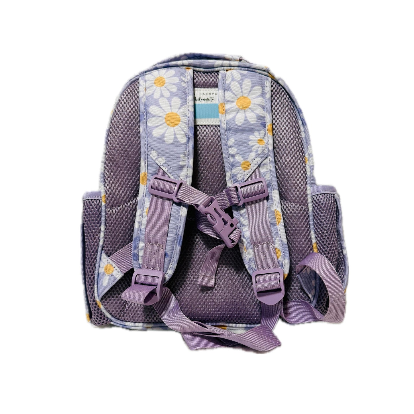 Small Feeding Tube Backpack | Purple Floral | For EnteraLite Infinity Feeding Pump, Kangaroo Joey / Omni | 12”