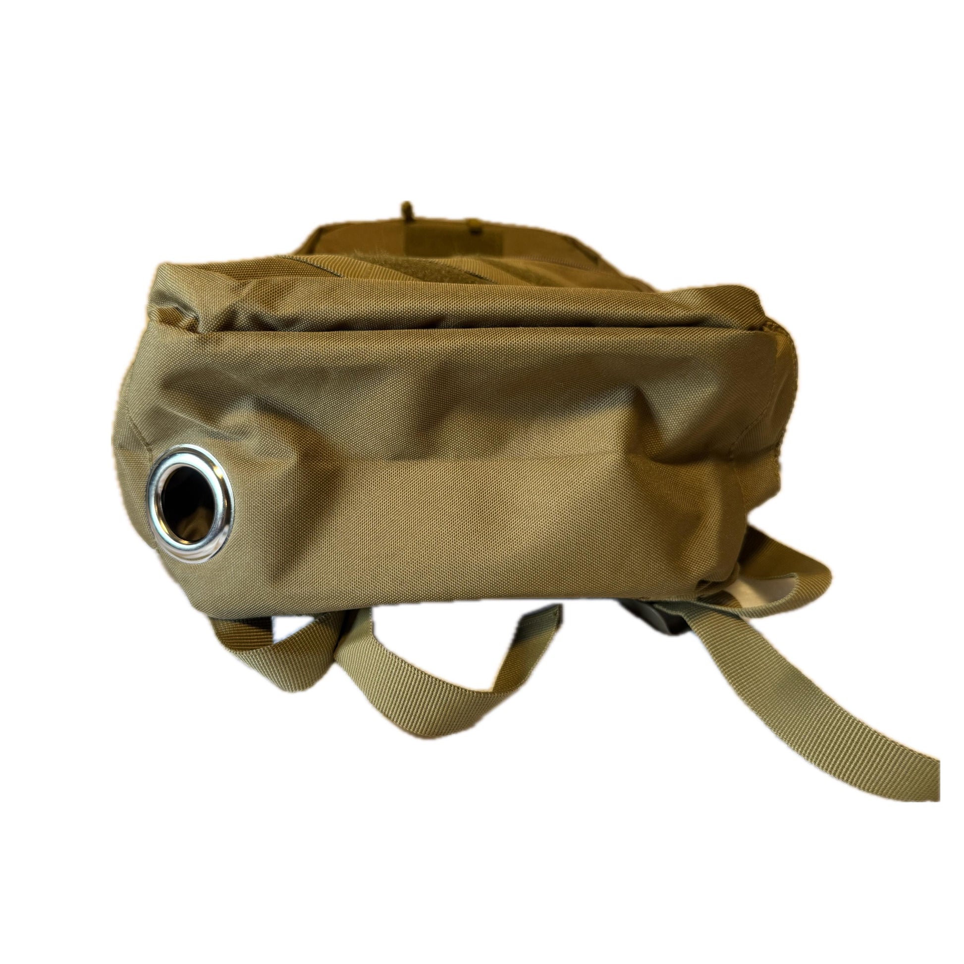 Medium/Large Feeding Tube Backpack | Tactical Molle Brown |Adapted for Kangaroo Joey/Omni and Enteralite Infinity 16”