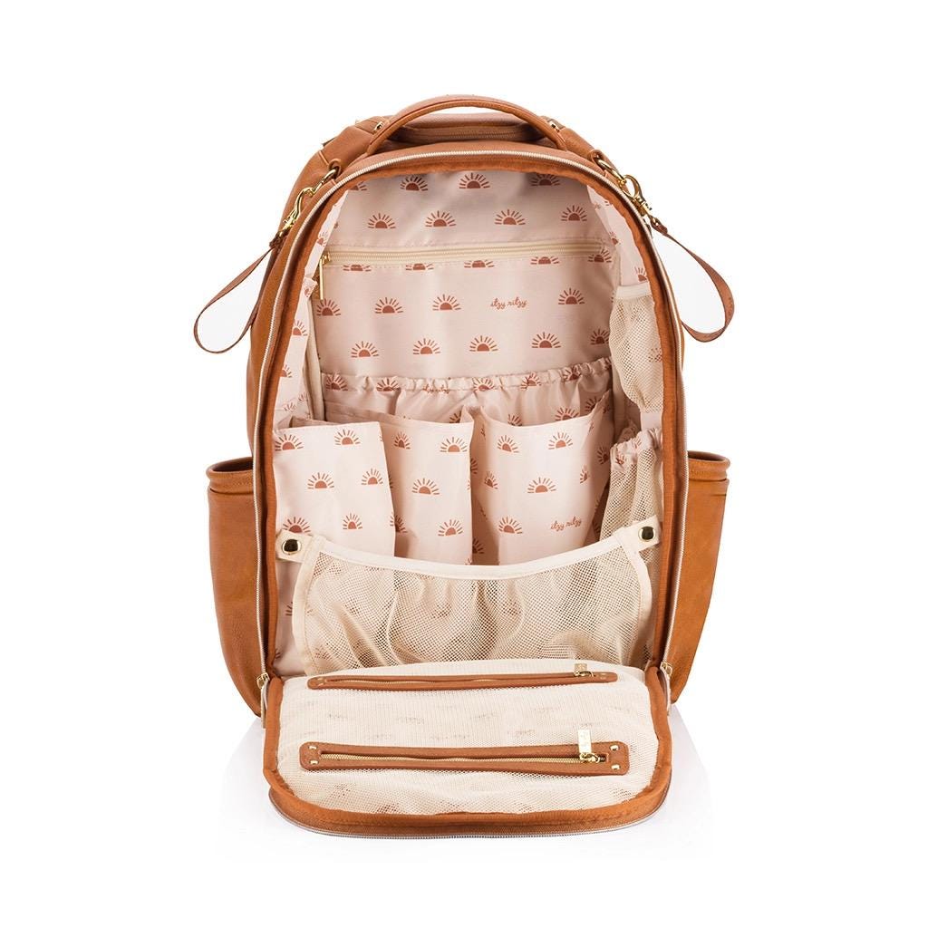 Extra Large Tube Feeding Backpack | Enteralite Infinity | Kangaroo Omni | Cognac Brown | 18”