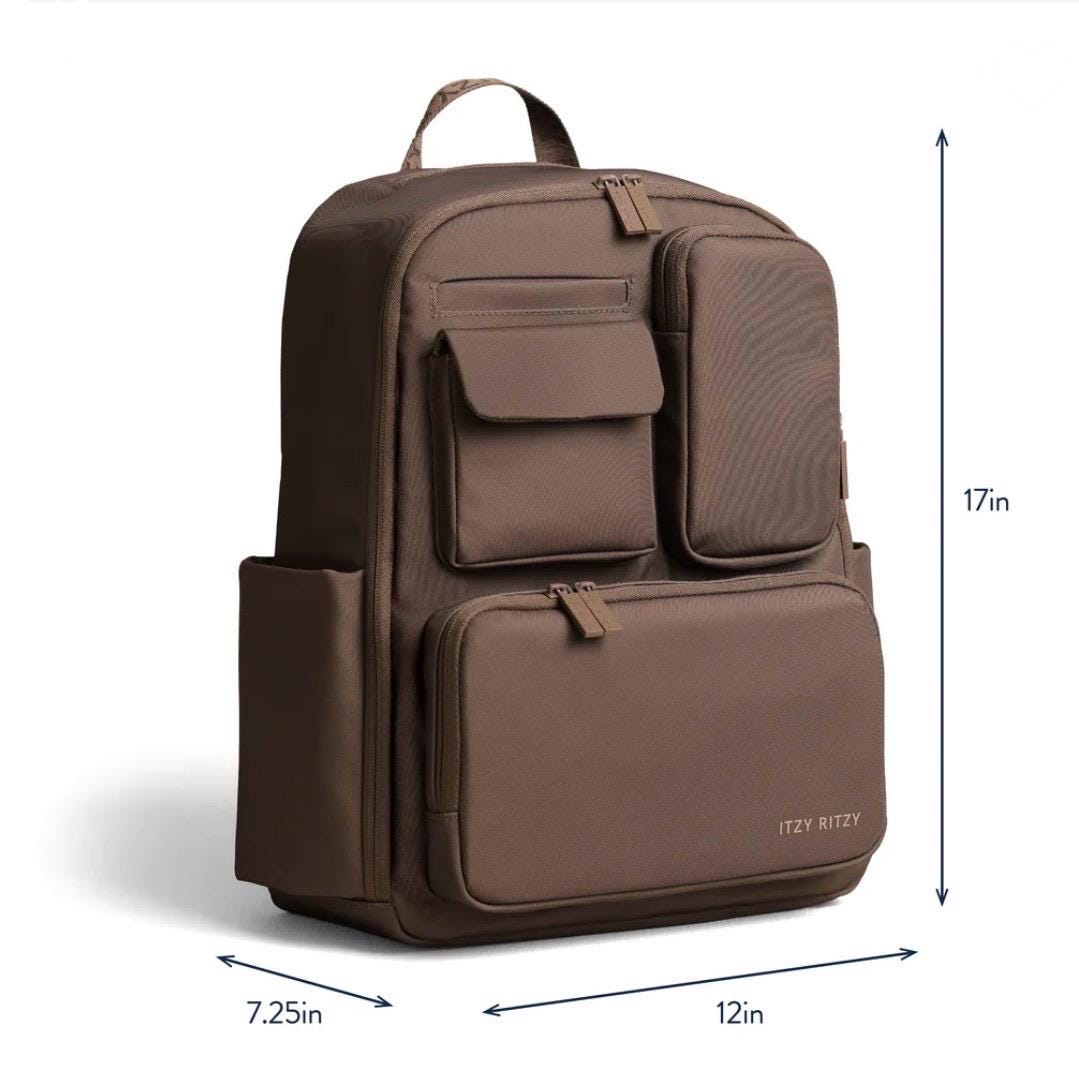 Extra Large Tube Feeding Backpack | Enteralite Infinity | Kangaroo Omni | Mocha | 17”