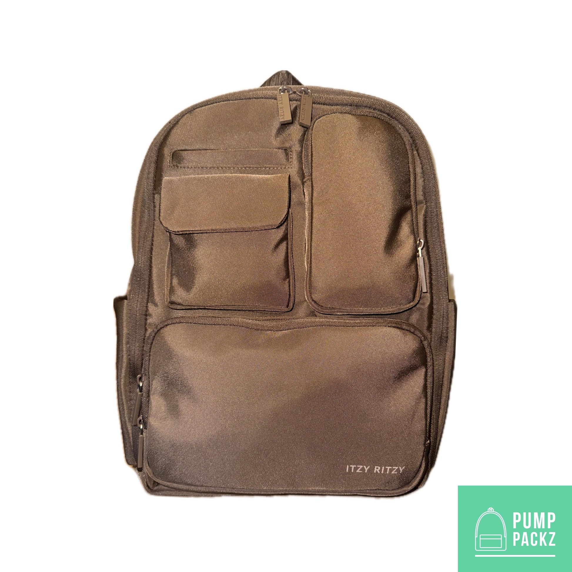 Extra Large Tube Feeding Backpack | Enteralite Infinity | Kangaroo Omni | Mocha | 17”