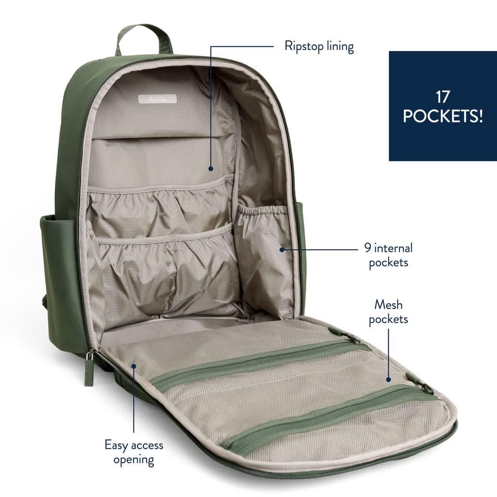 Extra Large Tube Feeding Backpack | Enteralite Infinity | Kangaroo Omni | Hunter Green | 17”